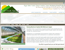 Tablet Screenshot of ecorichfarms.com